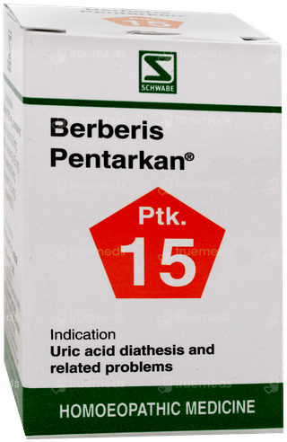 Dr Willmar Schwabe Berberis Pentarkan Ptk 15 Tablet 20Gm